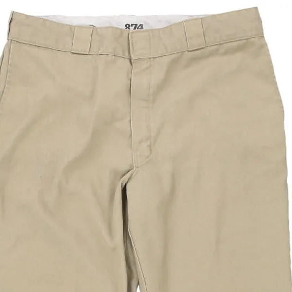 874 Dickies Chinos - 35W 27L Beige Cotton Blend