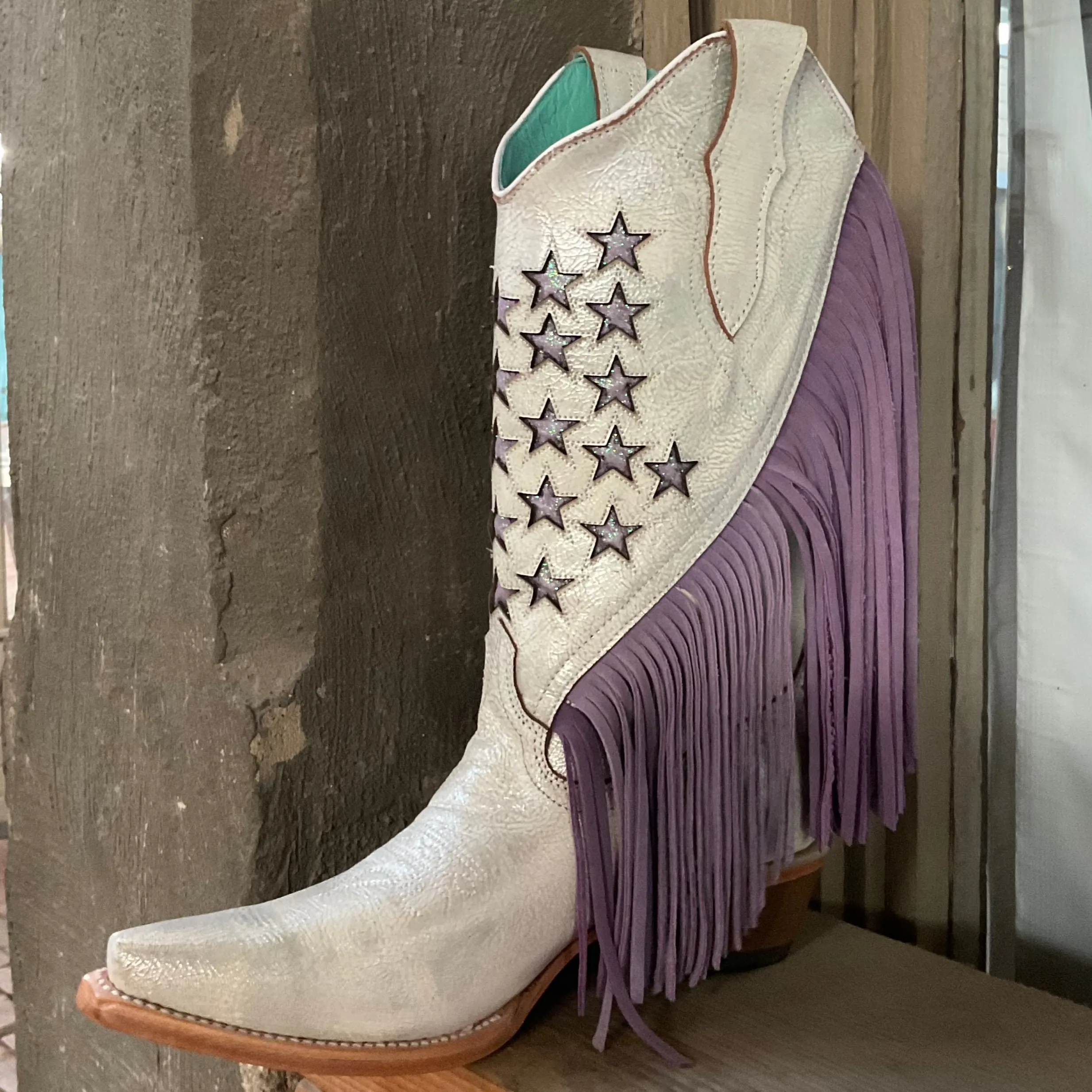 Boot Purple Fringe SNIP T0213