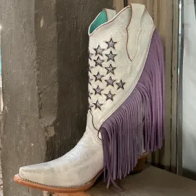 Boot Purple Fringe SNIP T0213