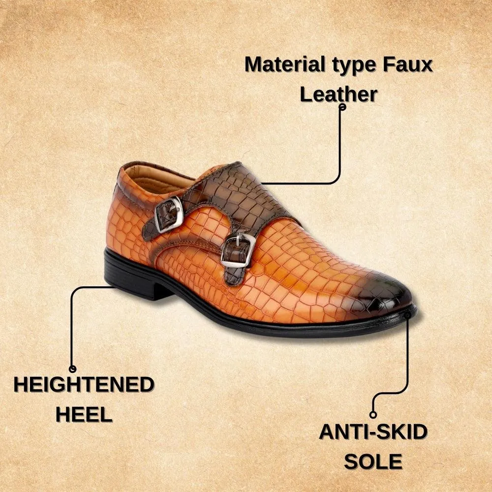 Buxton Monk Strap Formal Shoes for Men.