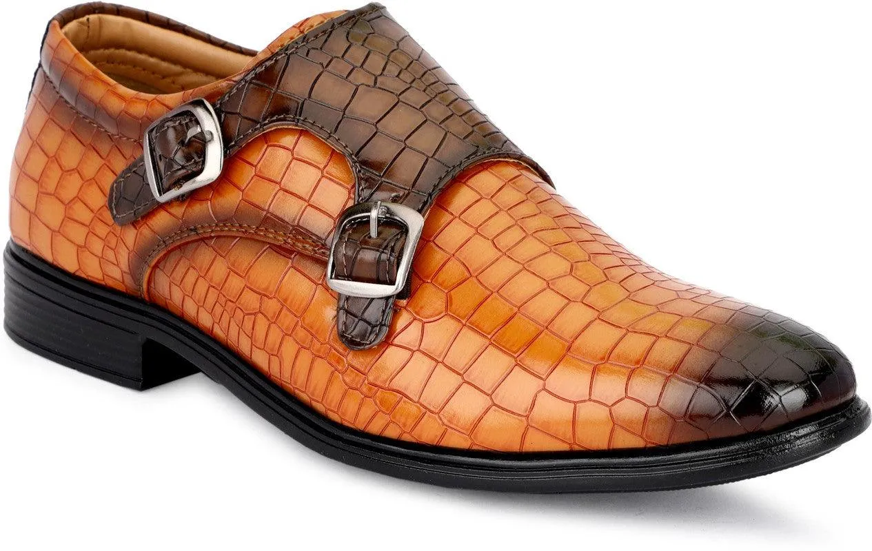 Buxton Monk Strap Formal Shoes for Men.