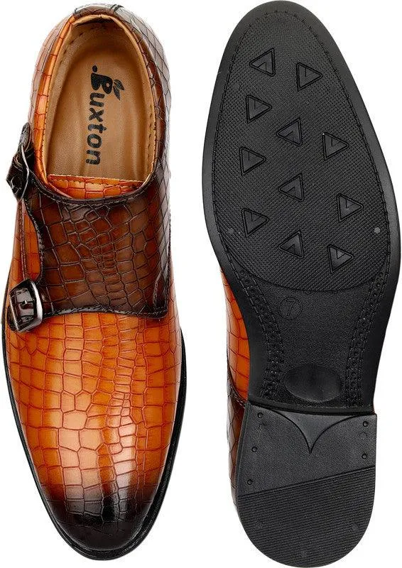 Buxton Monk Strap Formal Shoes for Men.