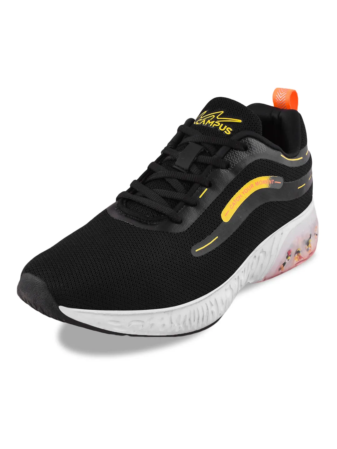 CAMP OPTIMA Black Men's Running Shoes