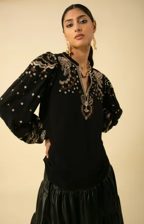 Claire Embroidered Top