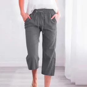 Classic Comfortable Cotton Capris