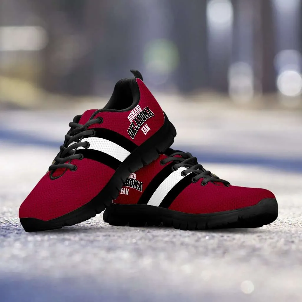 Diehard Oklahoma Sooners Fan Running Shoes