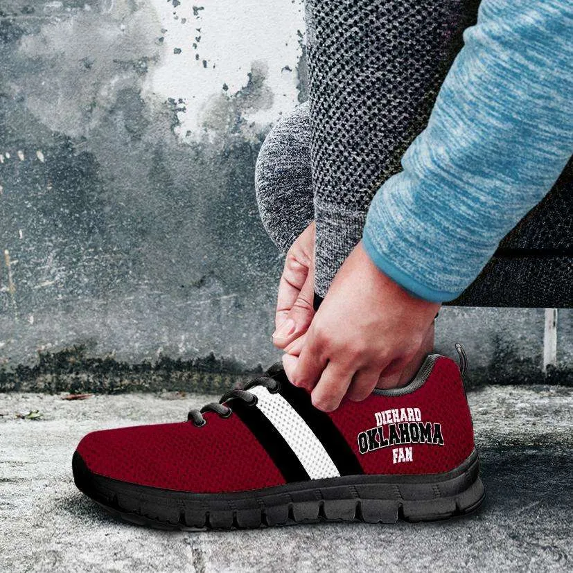 Diehard Oklahoma Sooners Fan Running Shoes