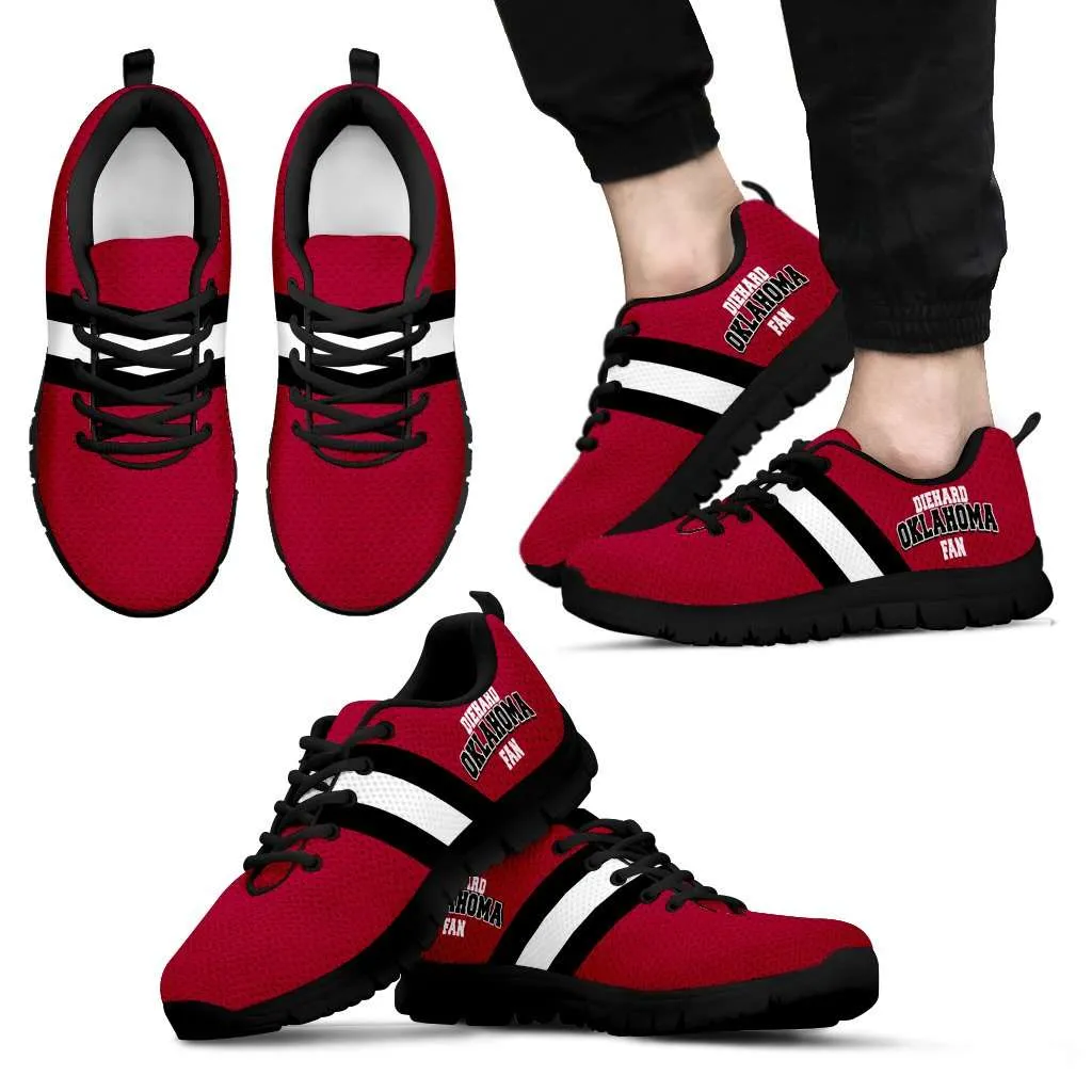 Diehard Oklahoma Sooners Fan Running Shoes