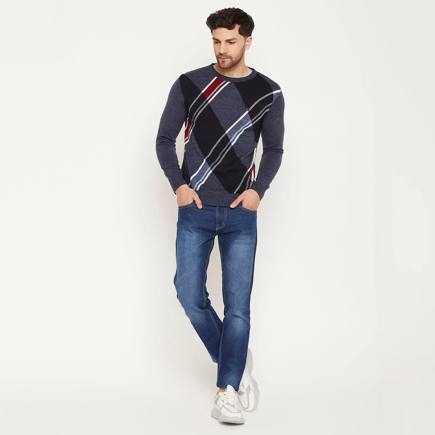 Duke Stardust Men Full Sleeve Pullover (SDS2108)