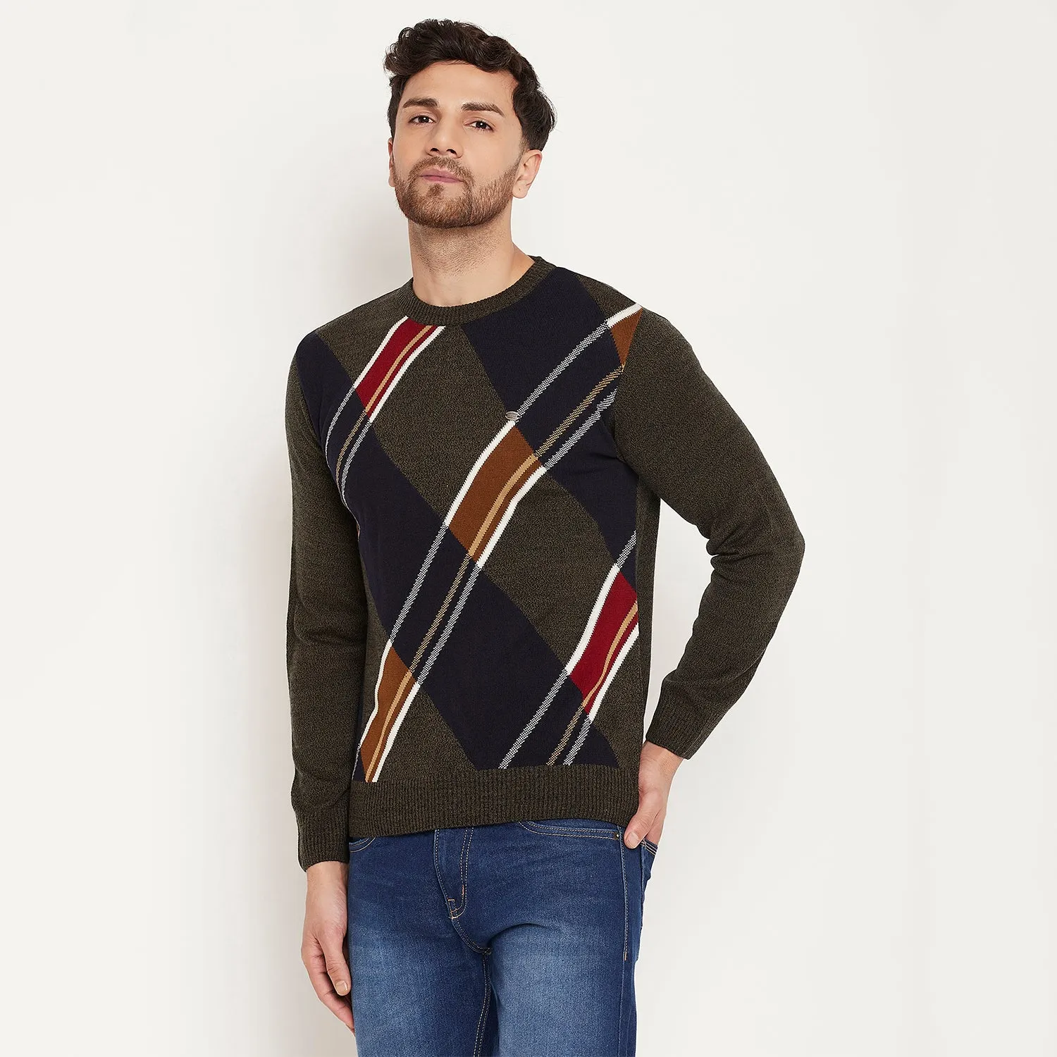 Duke Stardust Men Full Sleeve Pullover (SDS2108)