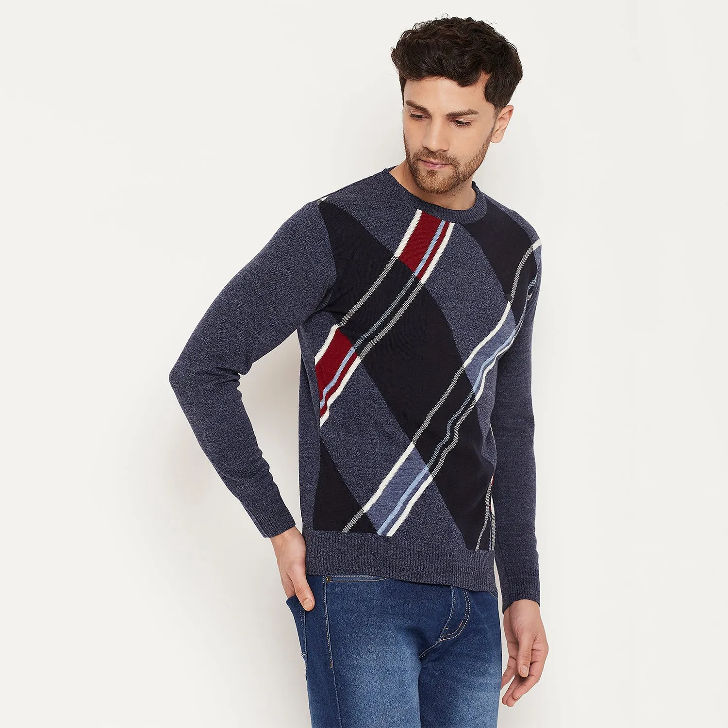 Duke Stardust Men Full Sleeve Pullover (SDS2108)