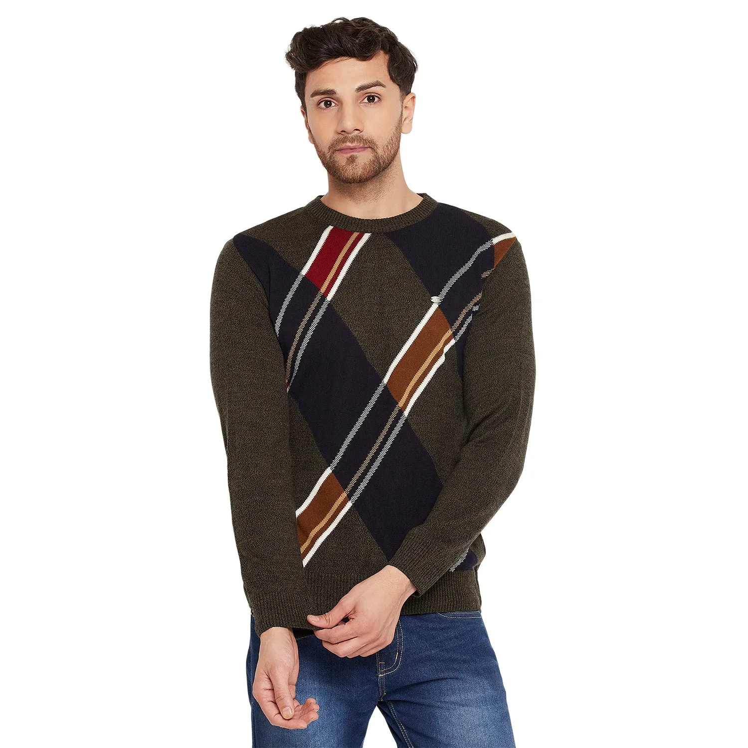 Duke Stardust Men Full Sleeve Pullover (SDS2108)