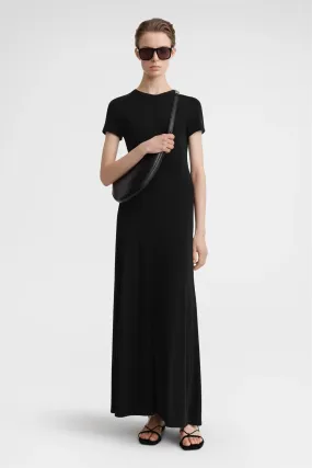 Fluid Jersey Dress Black