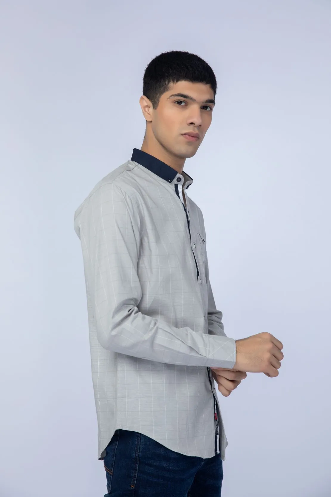 Grey Casual Shirts