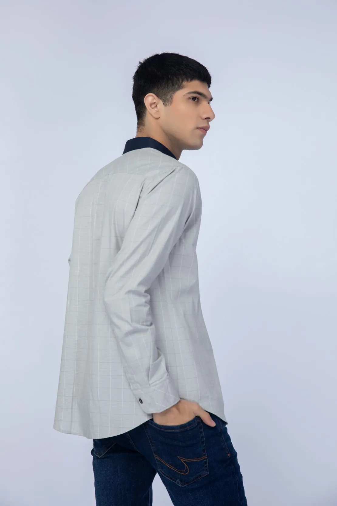 Grey Casual Shirts