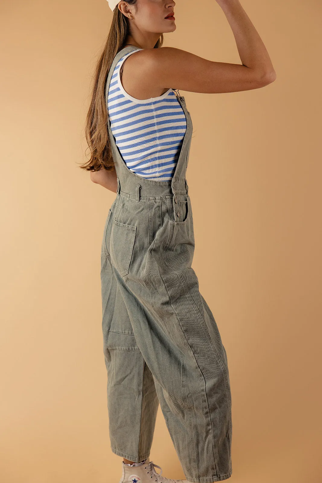 Knox Washed Barrel Overalls