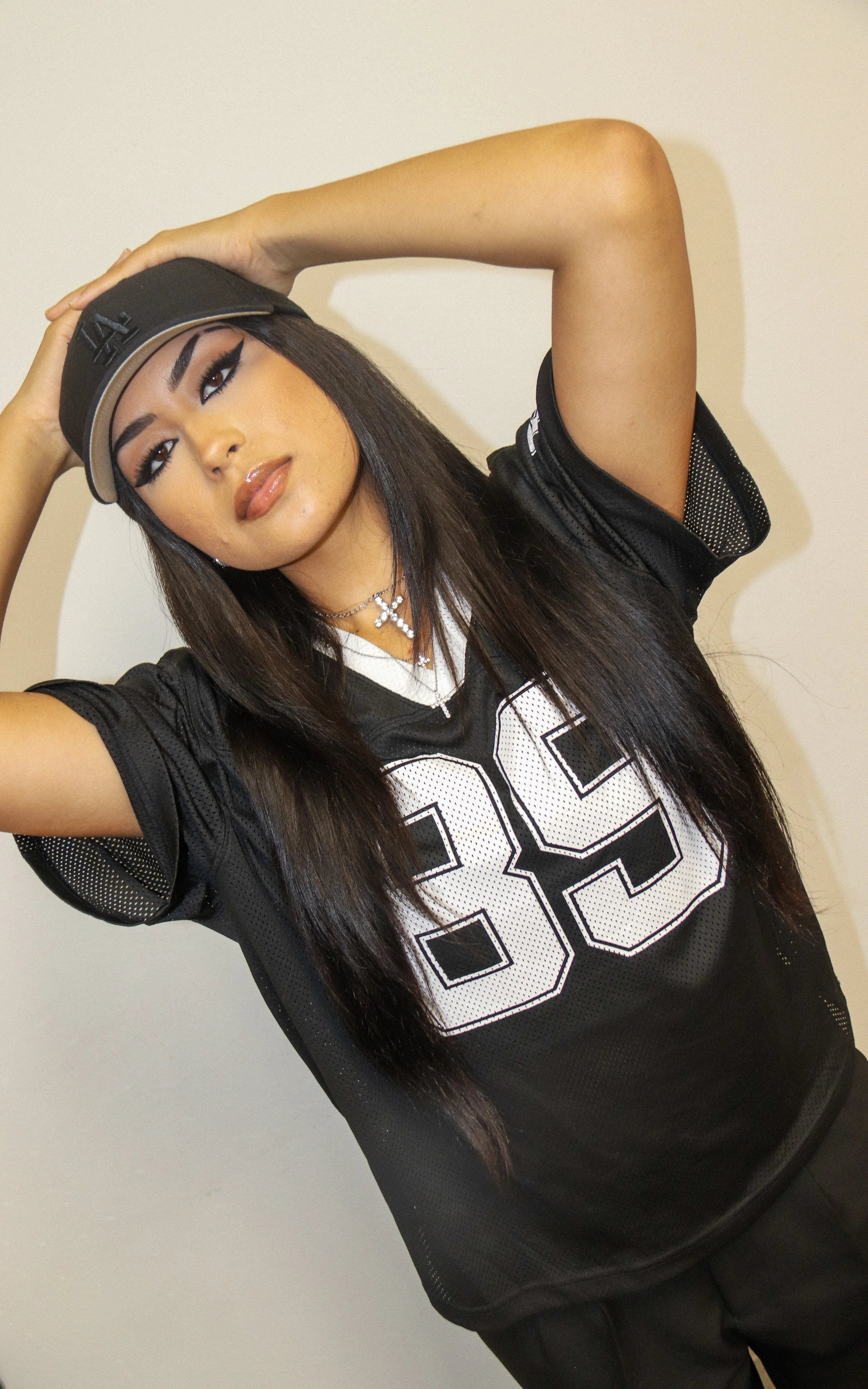 Oversized 89 Jersey Black