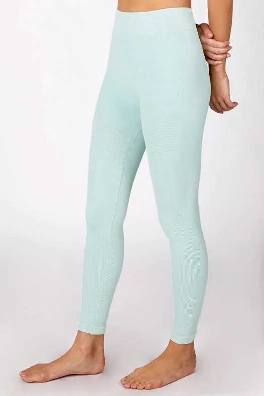 Premium Vintage Moto Jeggings Vintage Aqua