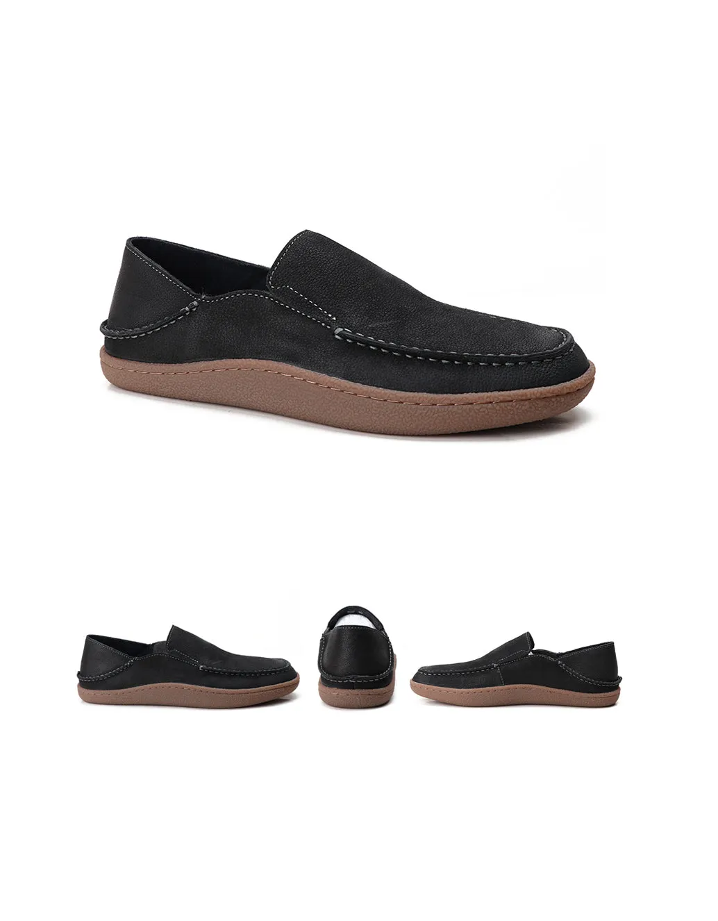 Real Leather Comfortable Suede Men's Loafers 38-44