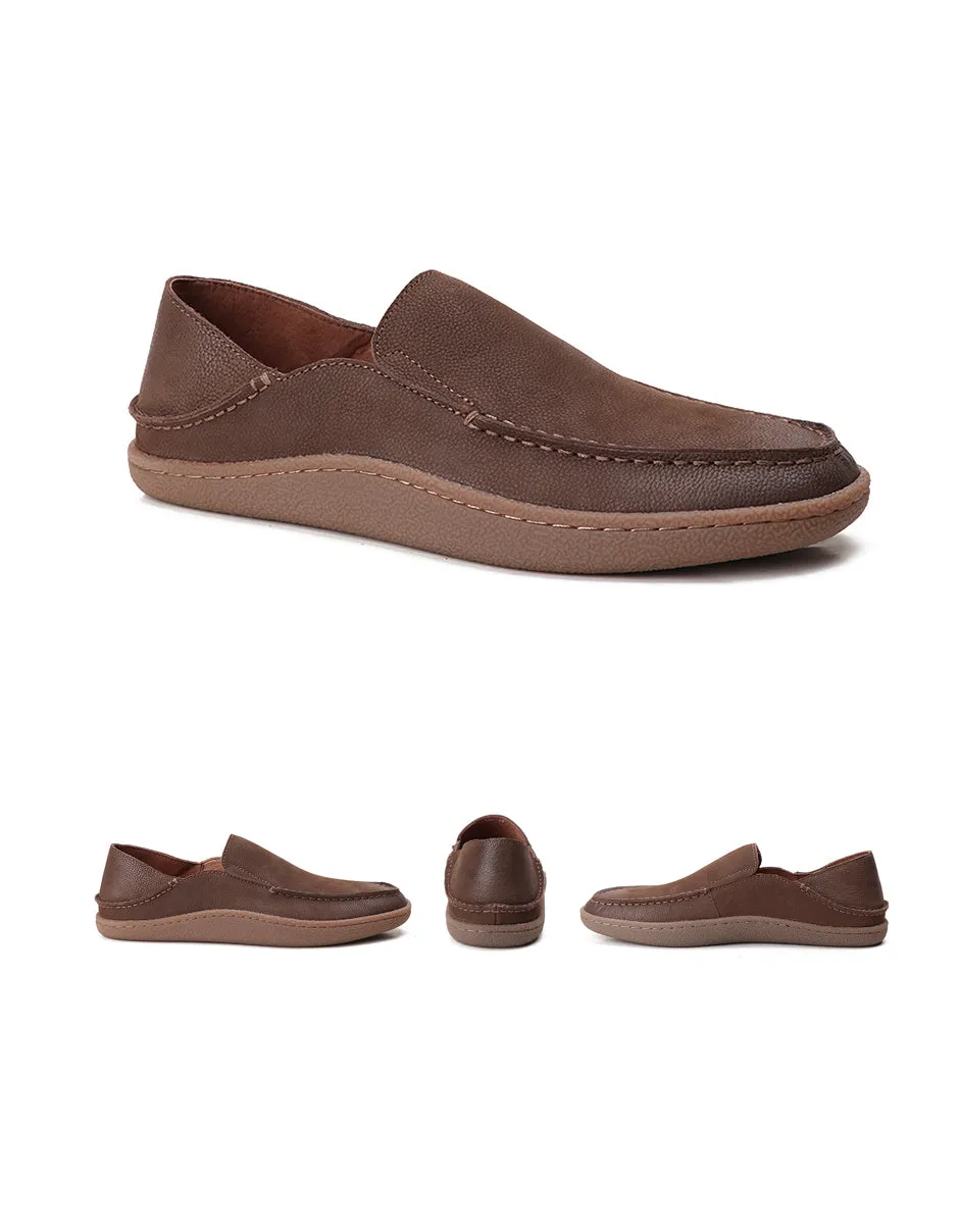 Real Leather Comfortable Suede Men's Loafers 38-44