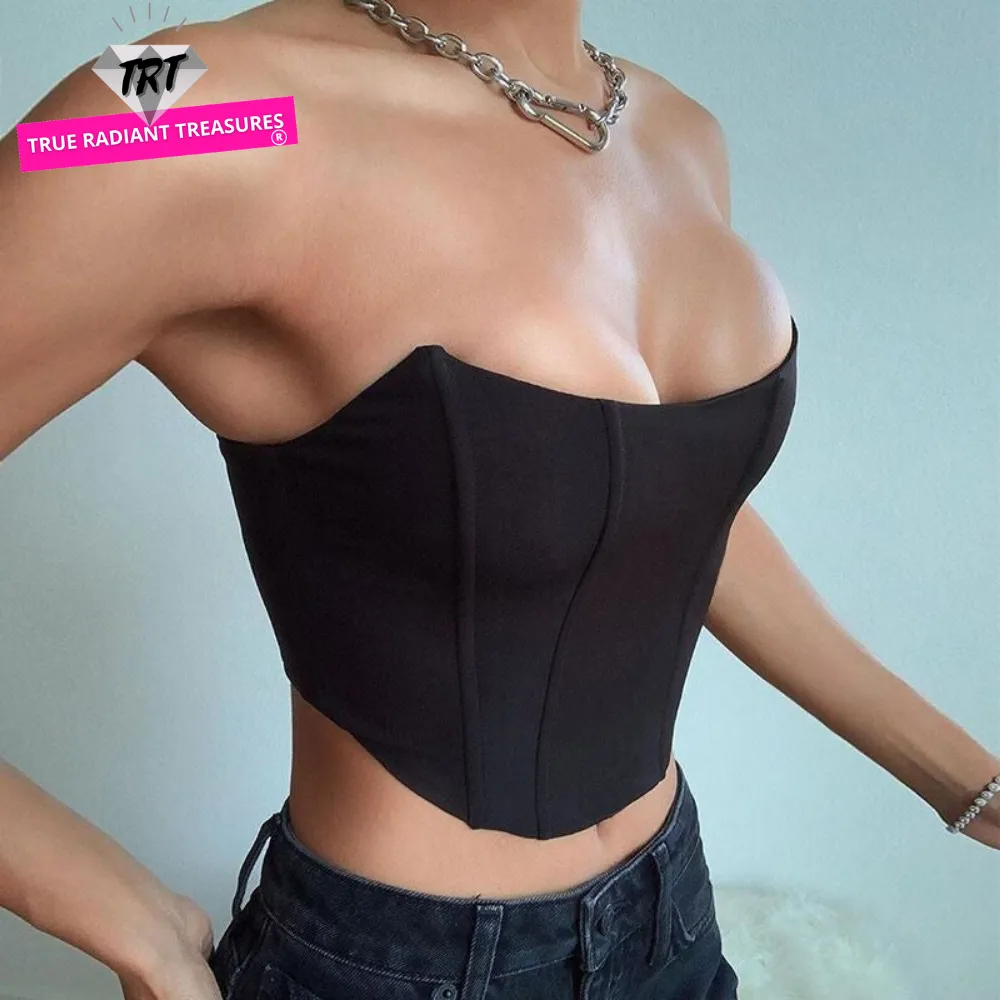 Sexy Corset Crop Tops Vest