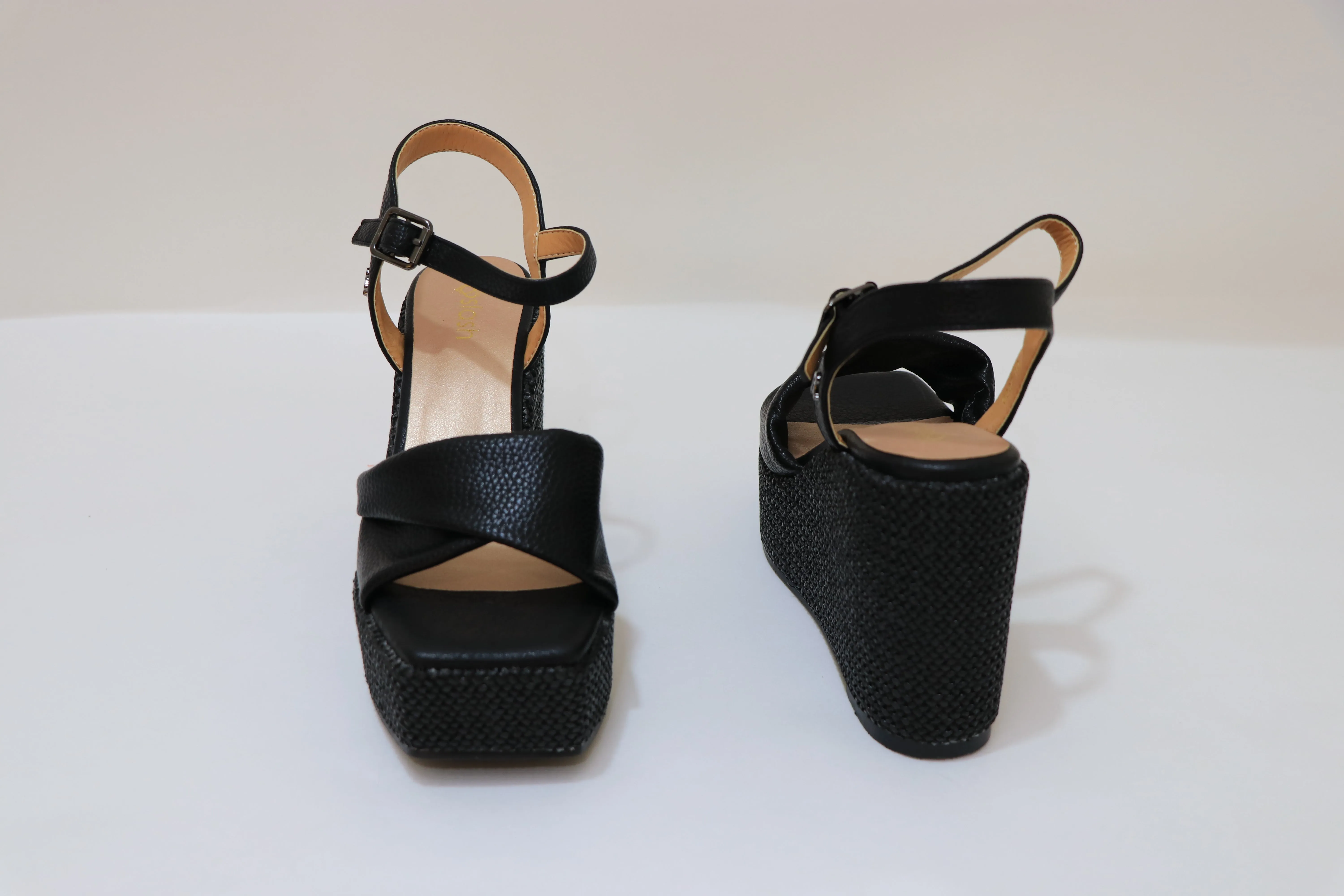 SLASH Wedge Sandals