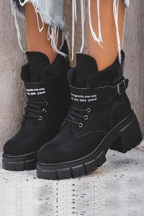 Trendy and Comfy Combat Boots