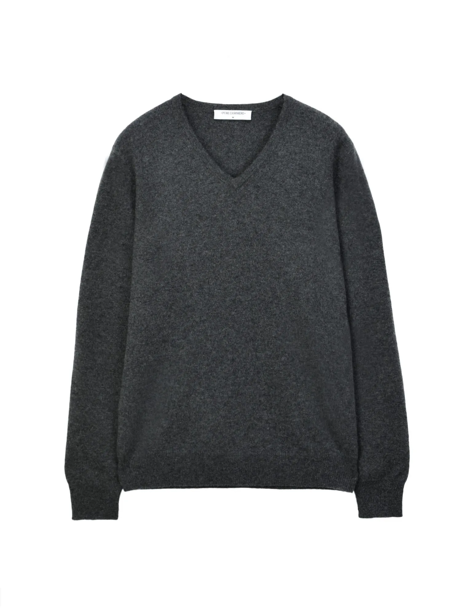 V Neck Sweater_Graphite