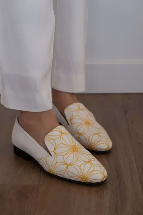Yellow Flower Loafers